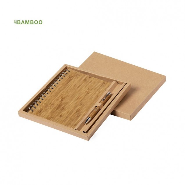 Set libreta y bolígrafo eco Hecan