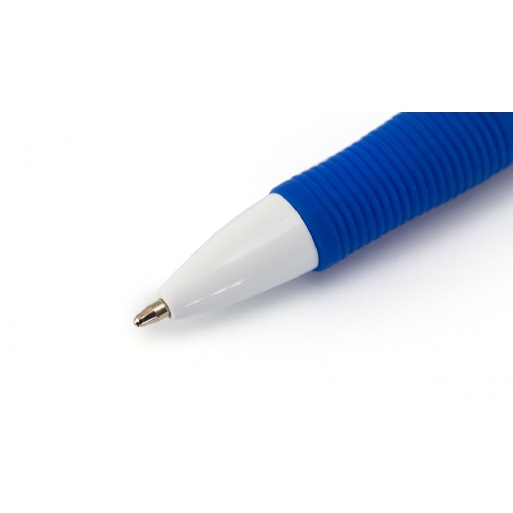 Bolígrafo bicolor con pulsador Zufer