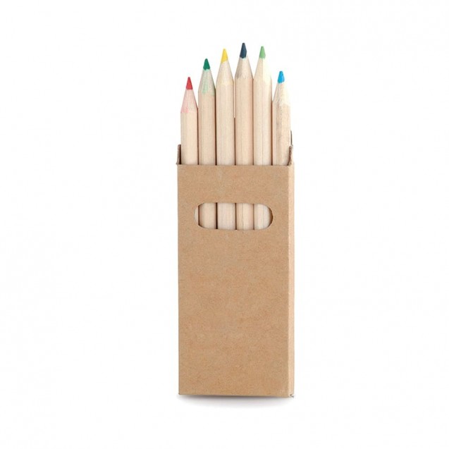 Set 6 mini lápices de colores Girls