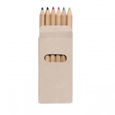 Set 6 lápices de colores Abigail