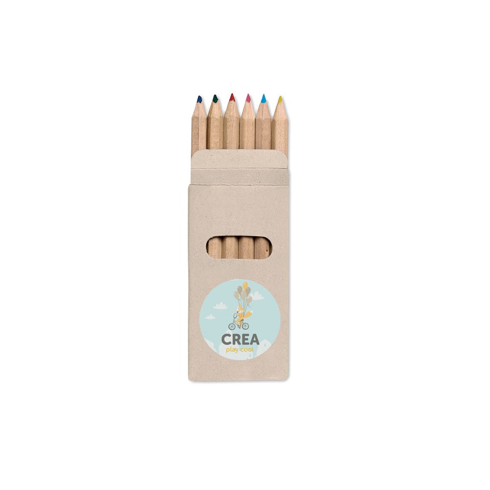 Set 6 lápices de colores Abigail