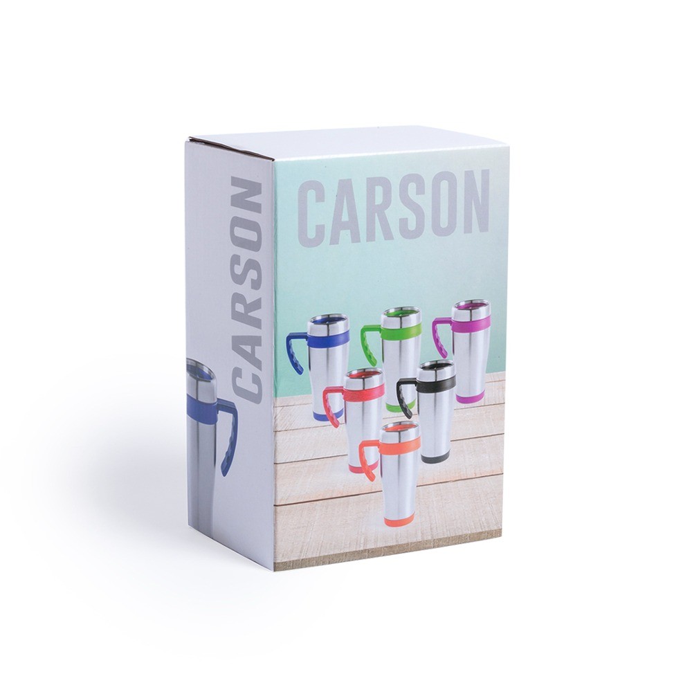Taza acero inoxidable dosificador 450ml Carson