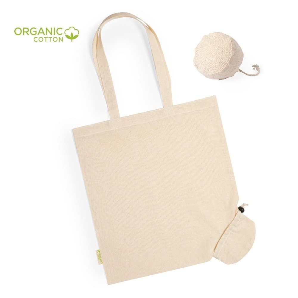 Bolsa plegable algodón orgánico 120g Nepax
