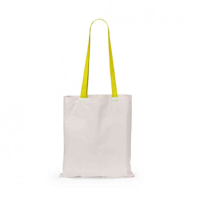 Bolsa de algodón con asas de colores Fuzox
